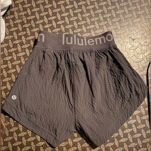 lululemon athletica Black Textured Athletic Shorts